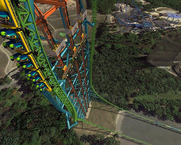 SIX FLAGS GREAT ADVENTURE ZUMANJARO DROP OF DOOM