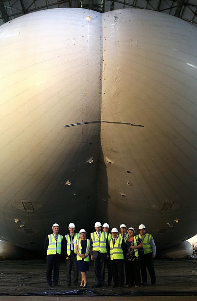 03/07/14 Ministerial visit and lunch in hangars - Cardington Hangars, Beds