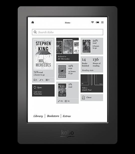 kobo-aura-h2o-home-screen