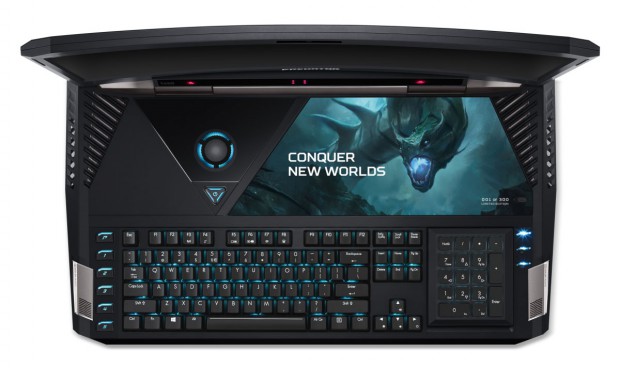 Acer-Predator_21_X_GX21-71_keyboard-from-above_lights-on_number-pad