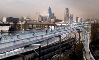 SkyCycle: 220 km expressz bringaút London felett